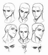 Image result for Anime Male Head Anatomy