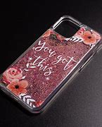 Image result for Phone Case with Flowers and Glitter