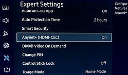 Image result for Samsung TV Network Settings to HDCP