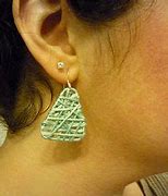 Image result for Sterling Silver Paper Clip Earrings