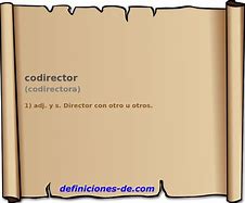 Image result for codirector