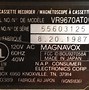 Image result for Old School VCR Magnavox TV VHS
