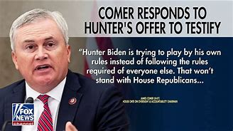 Image result for Comer invites Biden to testify