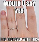 Image result for Pear Engagement Ring Meme