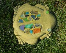 Image result for Homemade Stepping Stone Ideas