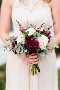Image result for Pink and Burgundy Wedding Flowers