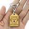 Image result for Engravable Gold Key Chains