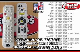 Image result for DirecTV Remote Guide Codes