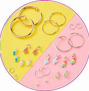 Image result for Claire's Clip On Earrings