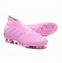 Image result for Adidas Pink Football Boots with Gold Studs
