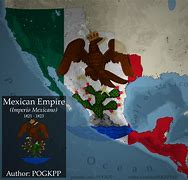 Image result for Mapa Del Imperio Mexicano