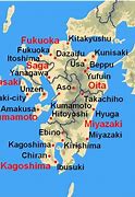 Image result for Map of Japan Cities Kyushu