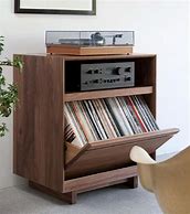 Image result for Record Player Units and Storage