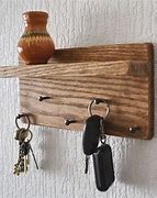 Image result for Wood Key Rack