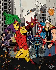Image result for Super Heroes Artwork
