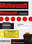 Image result for Motorcraft Battery Decals