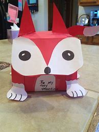 Image result for Fox Valentine Box Printable