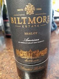 Biltmore Estate Merlot American Merlot に対する画像結果