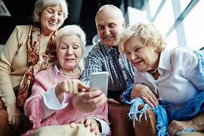 Image result for Seniors Using iPhone