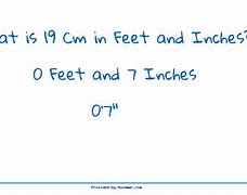 Image result for How Big Is 19 Cm