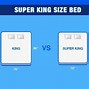 Image result for Super King Size Bed Is a Queen in Us