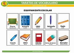 Image result for Spanish School Equipment