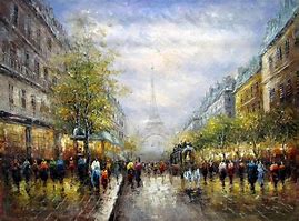 Image result for Paris Paintings On Canvas