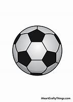 Image result for Soccer Ball Drawing Outline