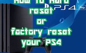 Image result for Hard Reset but PS4 Turns Off