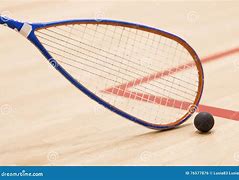 Image result for Squash Racket and Ball