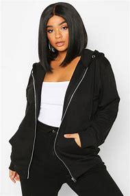 Image result for Black Zip Up Sweater