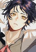 Image result for Anime Boy Black Hair Yellow Eyes