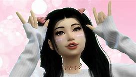 Image result for Anime Girl Sims 4 CC
