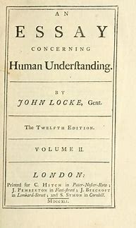 Image result for John Locke Essay Concerning Human Understanding