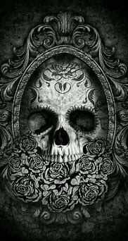 Image result for Gothic Skull Art