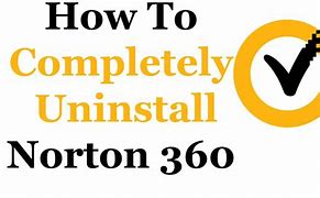 Image result for Uninstall Norton 360