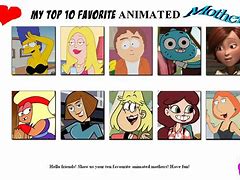 Image result for deviantART Top 10 Favorite Animated Mother's