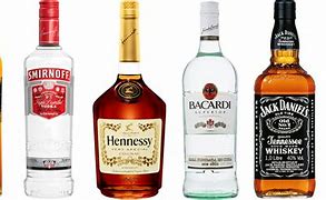 Image result for Different Types of Spirits Alcohol