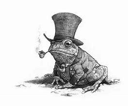 Image result for Frog Top Hat Drawing