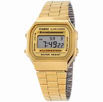 Image result for Gold Digital Watch