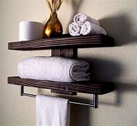 Image result for Bathroom Wall Decor Over Towel Rack