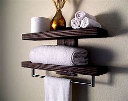 Image result for Purple Towel Rack with Shelf