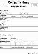 Image result for Manufacturing Progress Report Template