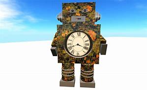 Image result for Robot Clock