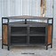 Image result for TV Stand Industrial-Style Corner