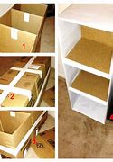 Image result for DIY Cardboard Storage