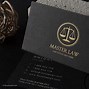 Image result for Black Metal Attorney Business Card