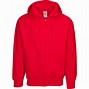 Image result for Red Full Zip Hoodie Front and Back