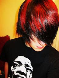 Image result for Emo Boy Black Hair