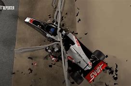 Image result for Romain Grosjean Crash Aftermath